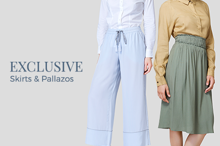 Exclusive Skirts & Pallazos For Women