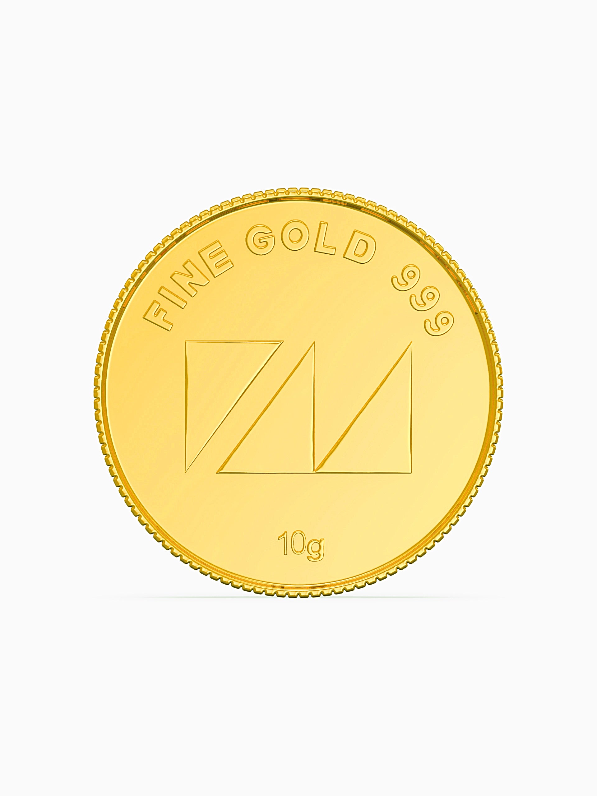 10 Gram 999 Purity Goddess Laxmi Gold Coin - STOMBIL TRADE 