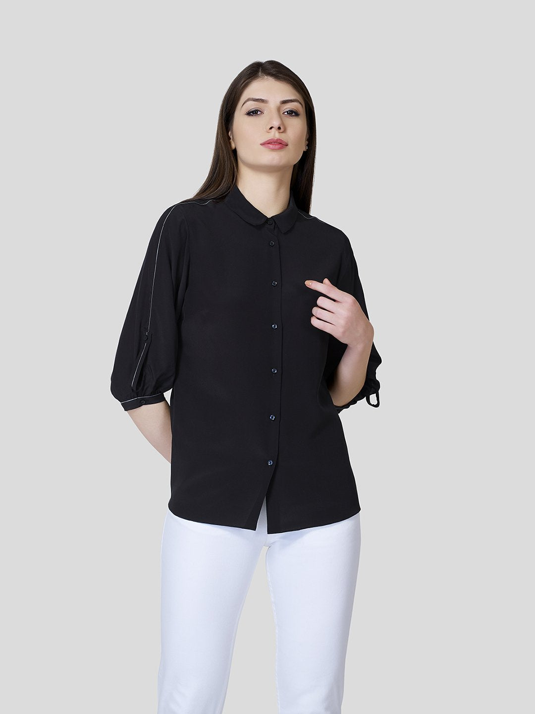 Balloon Sleeve Shirt - STOMBIL TRADE 