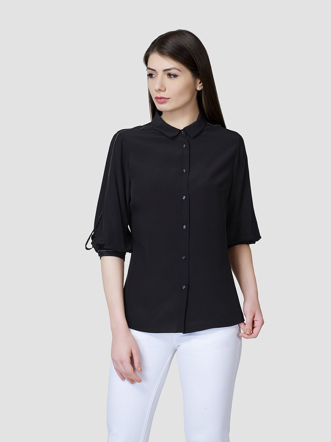 Balloon Sleeve Shirt - STOMBIL TRADE 