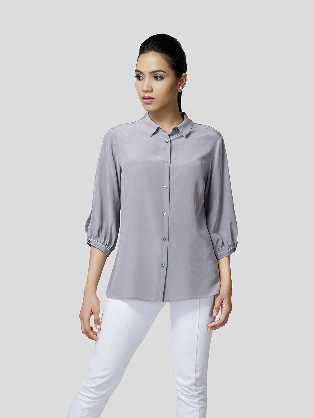 Balloon Sleeve Shirt - STOMBIL TRADE 