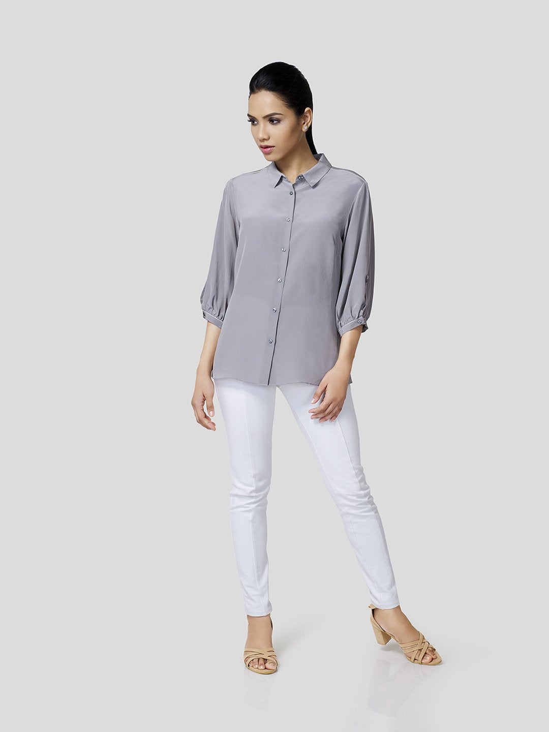 Balloon Sleeve Shirt - STOMBIL TRADE 