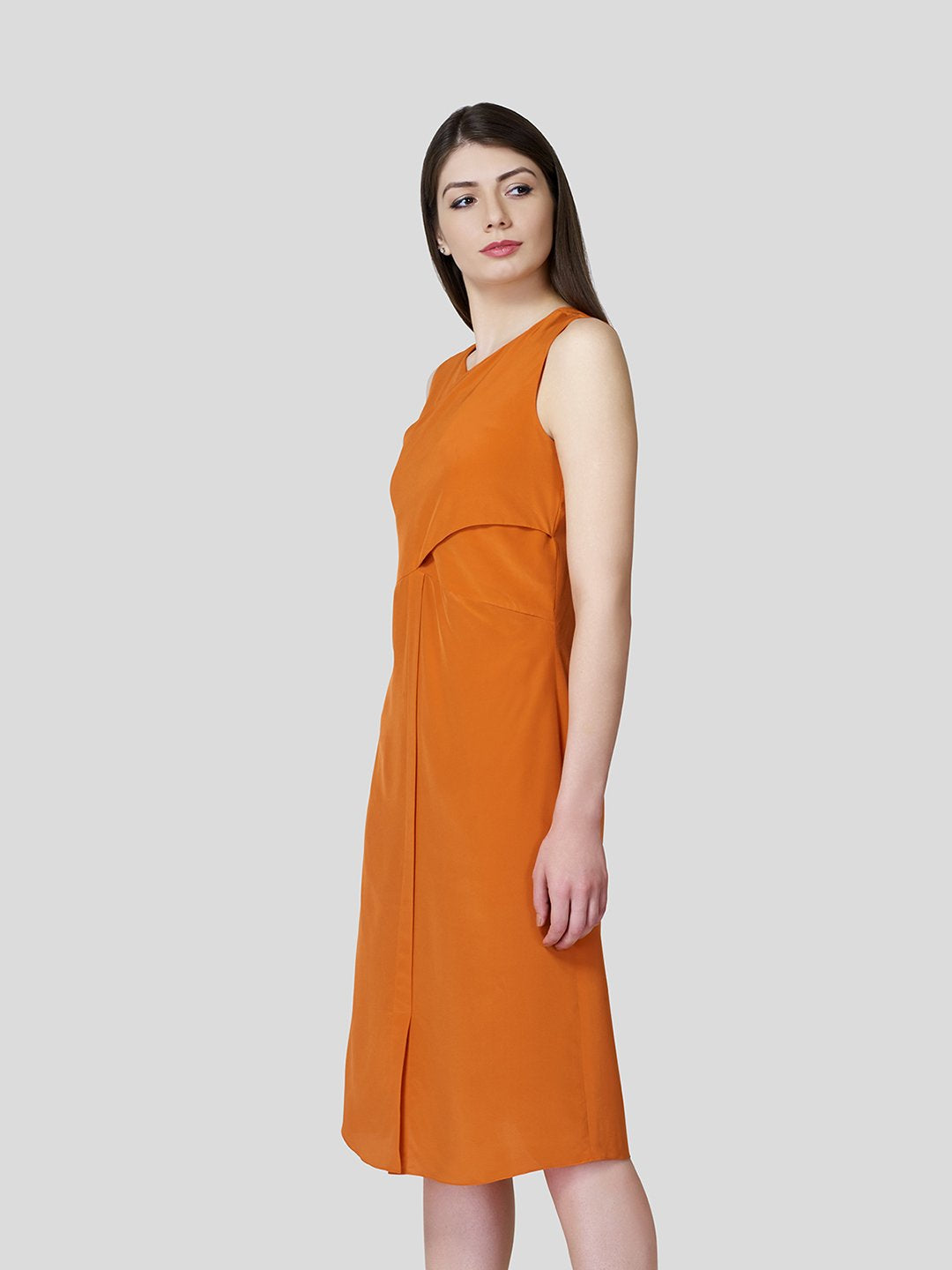 Overlapped Front Dress - STOMBIL TRADE 