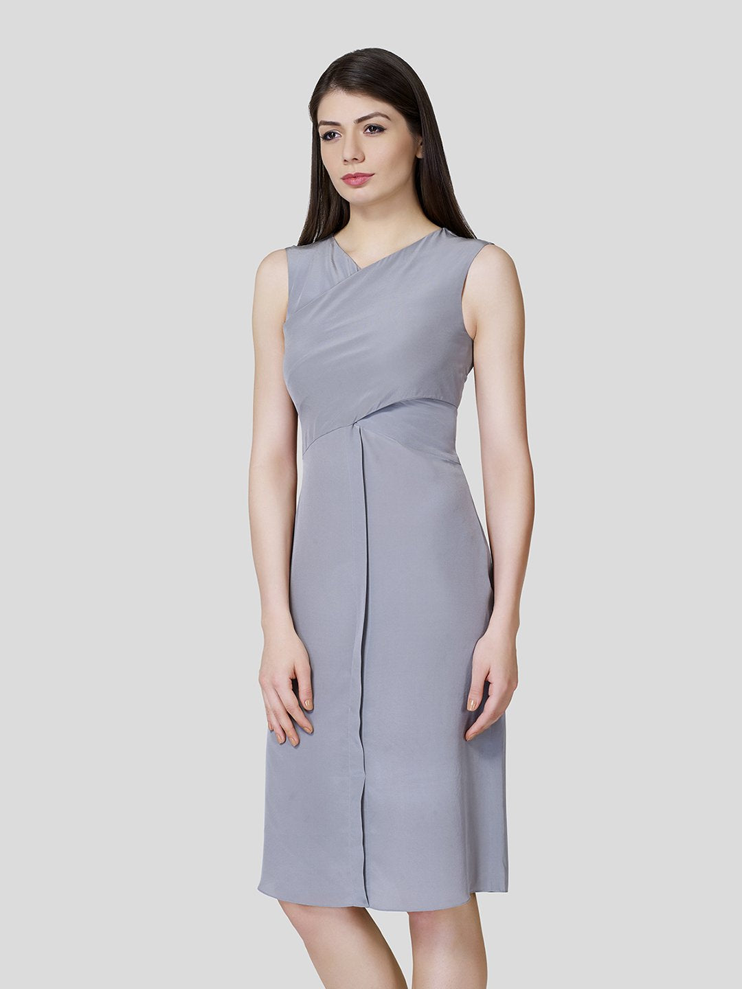 Overlapped Front Dress - STOMBIL TRADE 