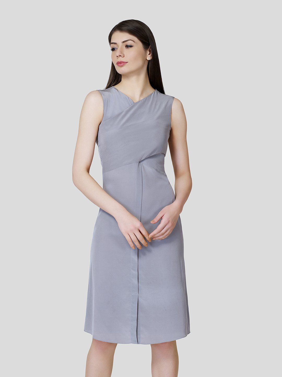 Overlapped Front Dress - STOMBIL TRADE 