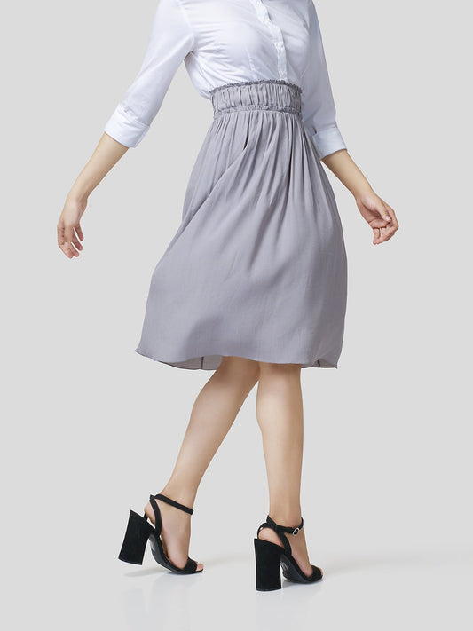 Skirt With Gathered Waistband Detail - STOMBIL TRADE INDIA PRIVATE LIMITED 
