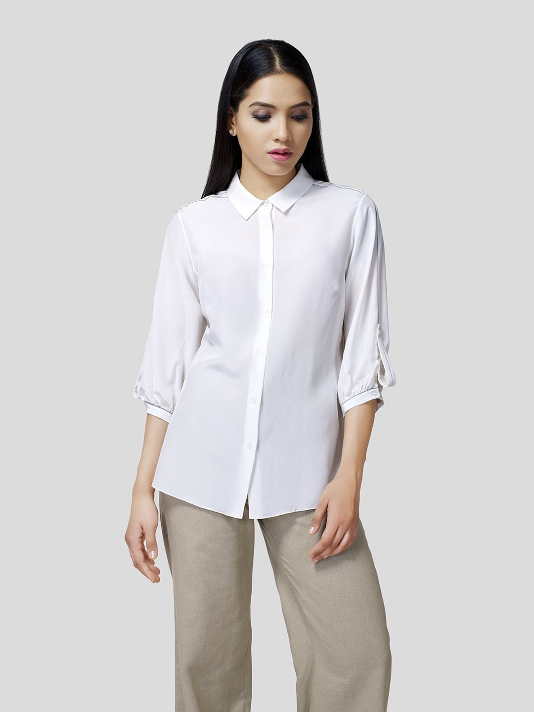 Balloon Sleeve Shirt - STOMBIL TRADE 
