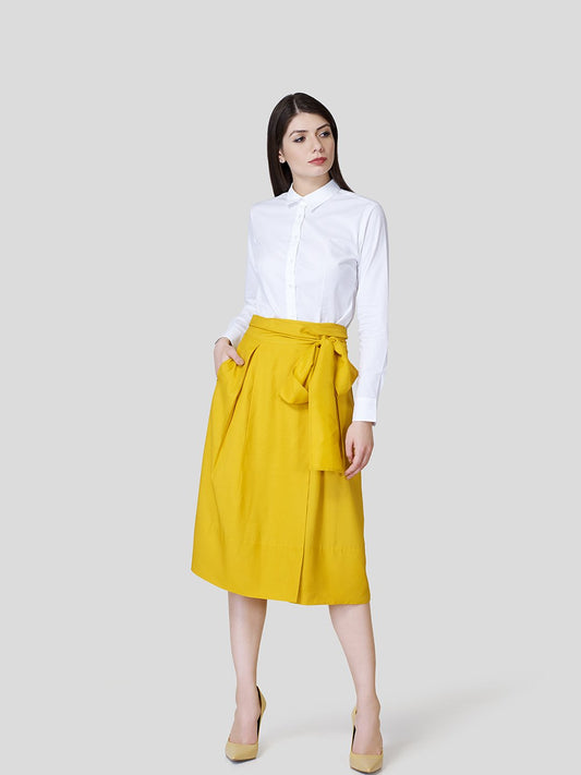 Box Pleated Warp-A-Round Skirt - STOMBIL TRADE INDIA PRIVATE LIMITED 