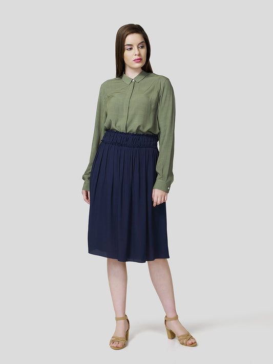 Skirt With Gathered Waistband Detail - STOMBIL TRADE INDIA PRIVATE LIMITED 