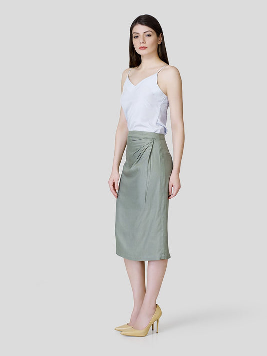 Draped Front Skirt - STOMBIL TRADE INDIA PRIVATE LIMITED 
