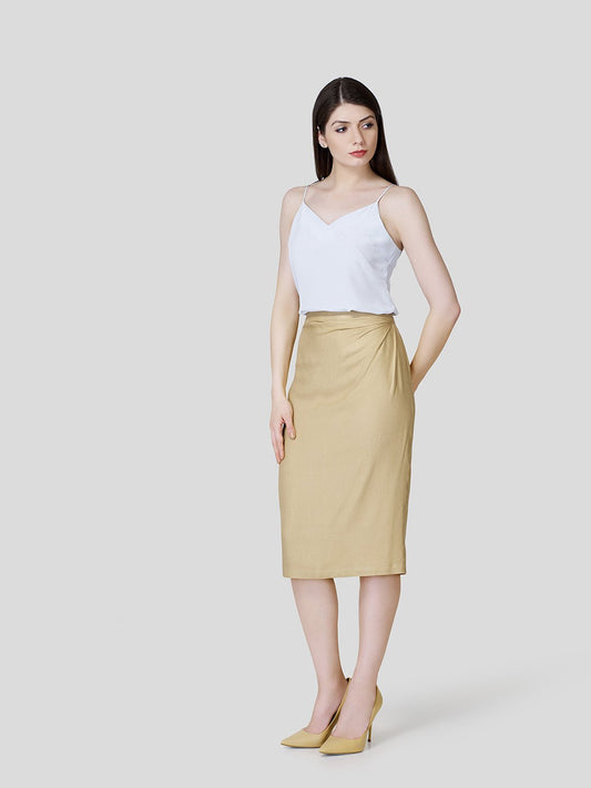 Draped Front Skirt - STOMBIL TRADE INDIA PRIVATE LIMITED 