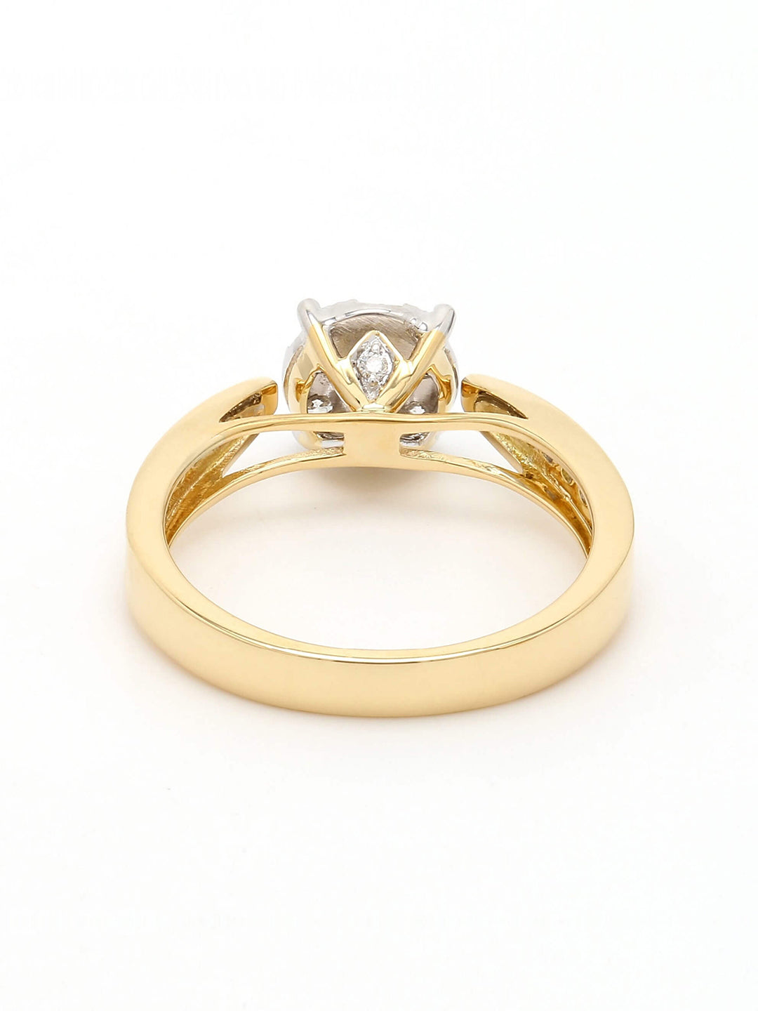 Real Diamond Illussion Cluster Ring - STOMBIL TRADE 