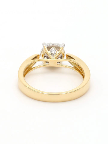 Real Diamond Illussion Cluster Ring - STOMBIL TRADE 