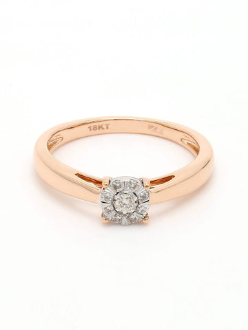 Real Diamond Illussion Cluster Ring - STOMBIL TRADE 