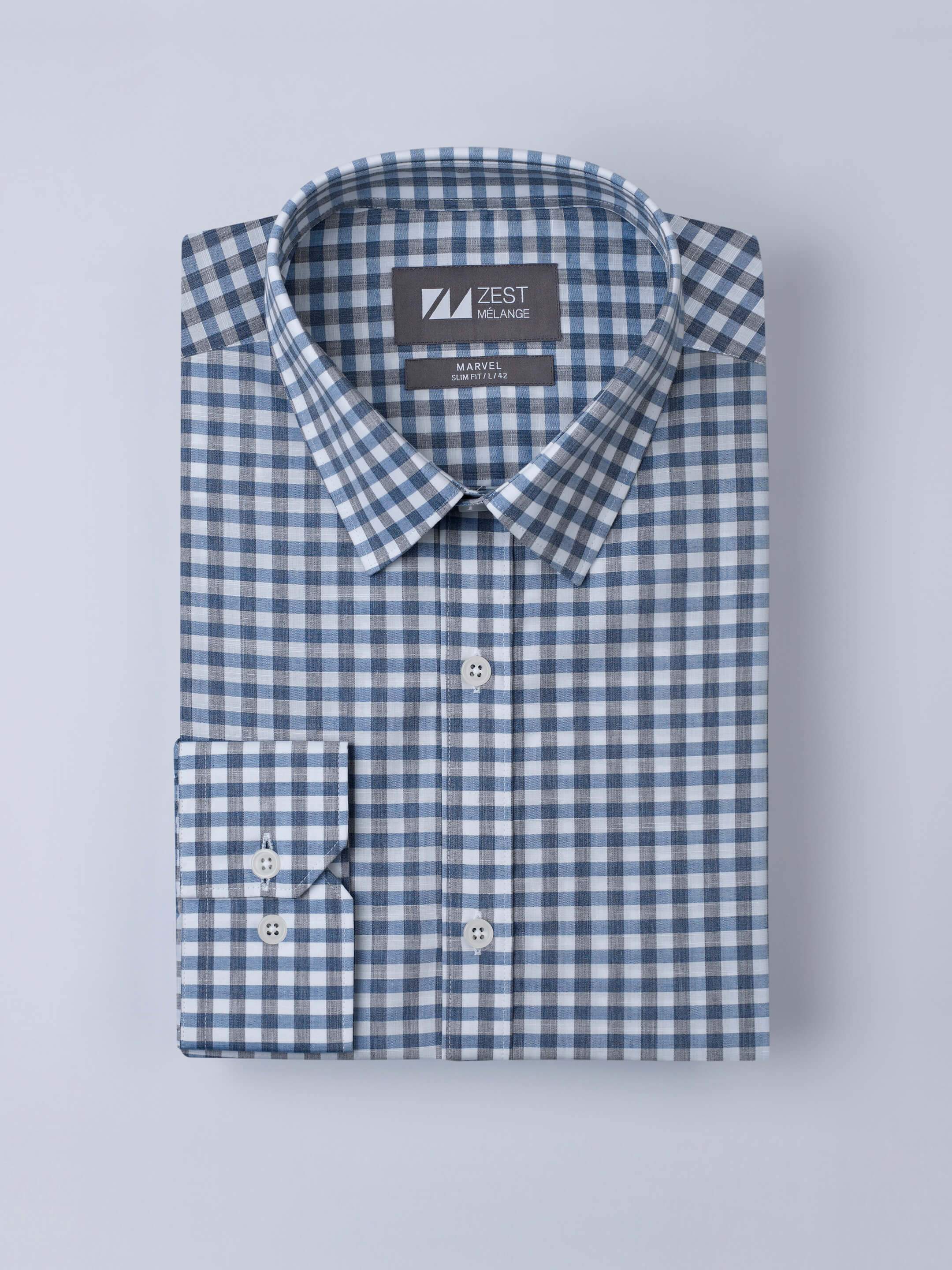 Tricolor Gingham Shirt - STOMBIL TRADE