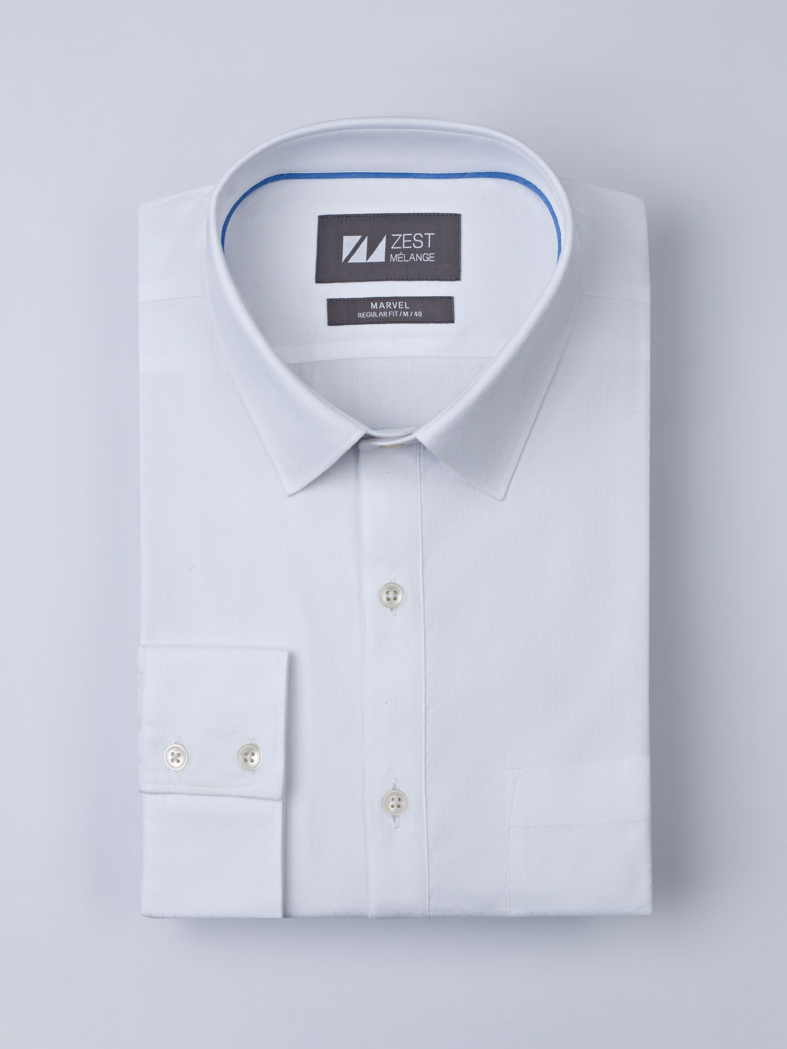 Classic Dobby Shirt - Zest Mélange