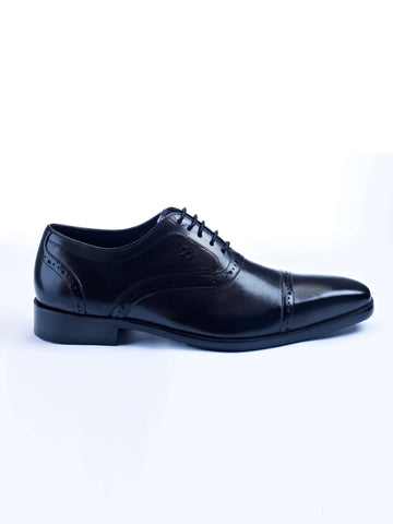 Oxford Lace-Up Shoes With Broguing - STOMBIL TRADE 