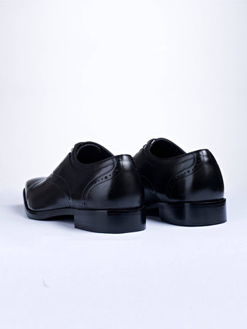 Oxford Lace-Up Shoes With Broguing - STOMBIL TRADE 