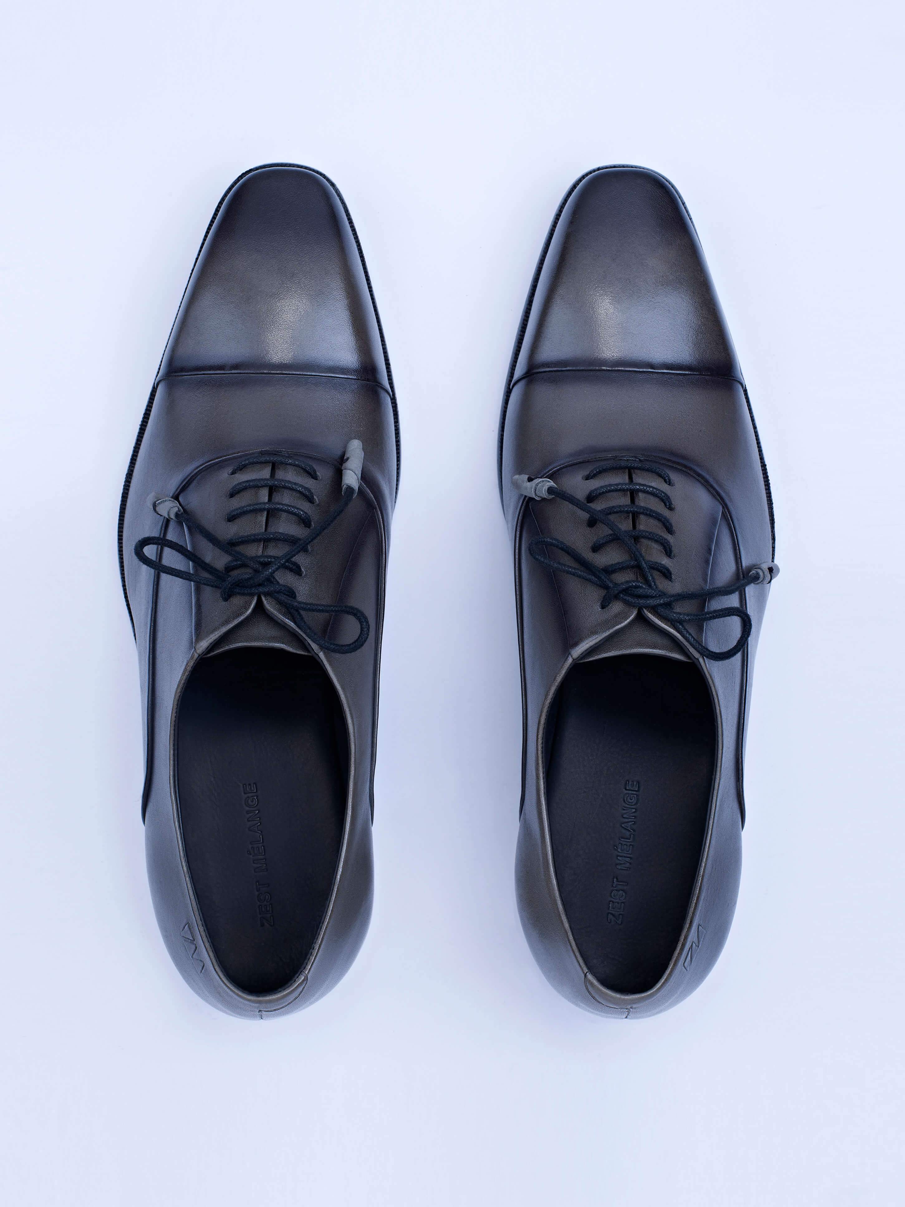 Oxford Lace Up Shoes With Precise Invisible Stitch Details - STOMBIL TRADE 
