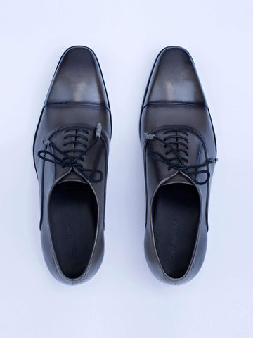 Oxford Lace Up Shoes With Precise Invisible Stitch Details - STOMBIL TRADE 