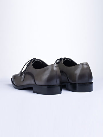 Oxford Lace Up Shoes With Precise Invisible Stitch Details - STOMBIL TRADE 