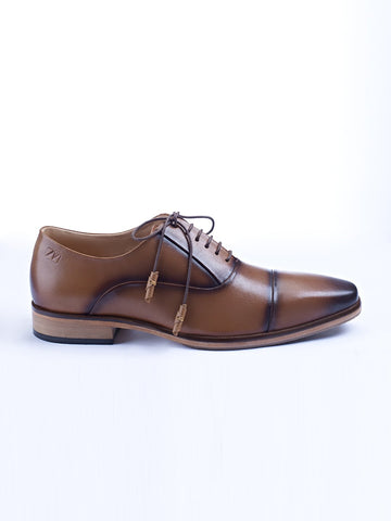 Oxford Lace Up With Precise Invisible Stitch Details - STOMBIL TRADE 