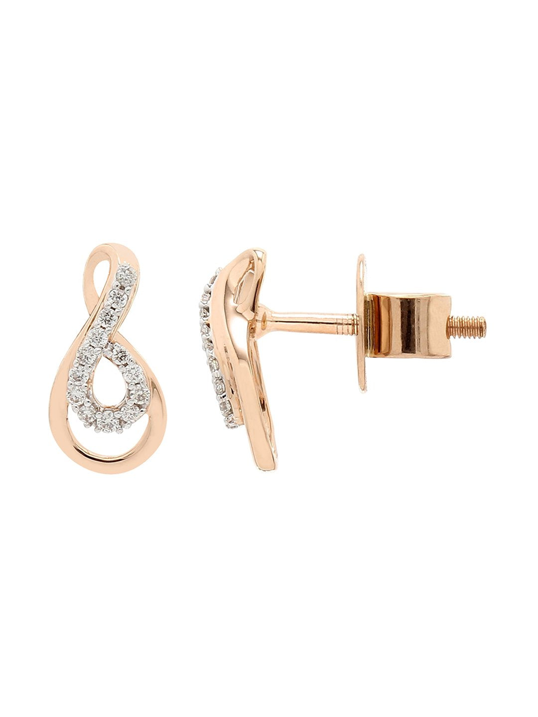 Real Diamond Stud Earring - STOMBIL TRADE 
