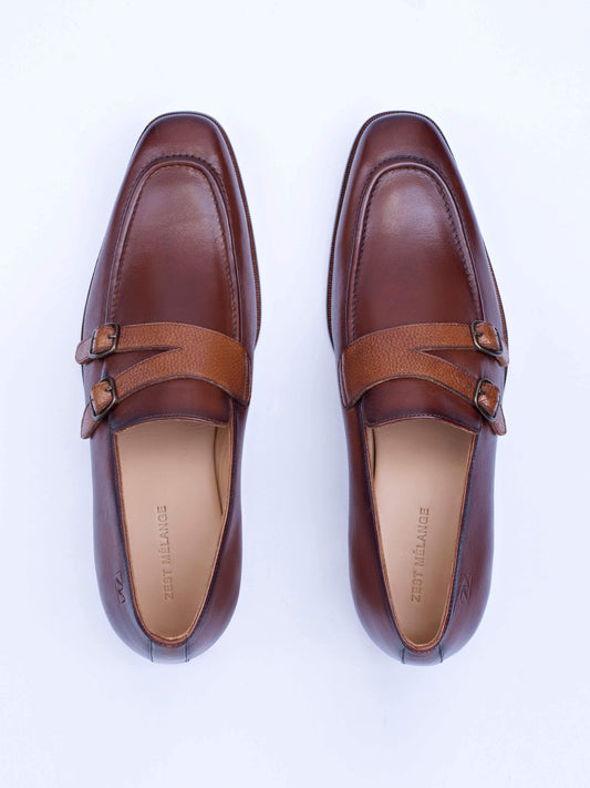 Double Buckle Monk Shoes - STOMBIL TRADE INDIA PRIVATE LIMITED 