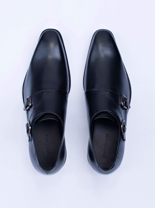 Classic Double Buckle Monk Shoes - STOMBIL TRADE 