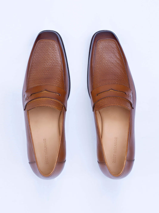 Classic Moccasins With Zm Embossed Detail - STOMBIL TRADE INDIA PRIVATE LIMITED 