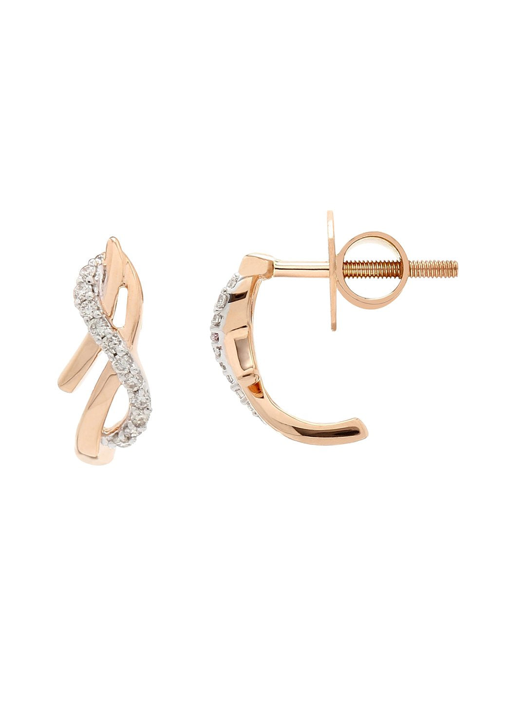 Real Diamond Stud Earring - STOMBIL TRADE 