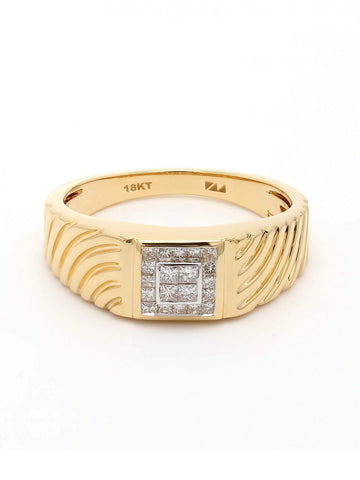 Real Diamond Mens Princess Diamond Ring - STOMBIL TRADE 