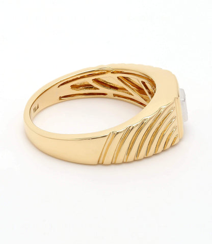 Real Diamond Mens Princess Diamond Ring - STOMBIL TRADE 