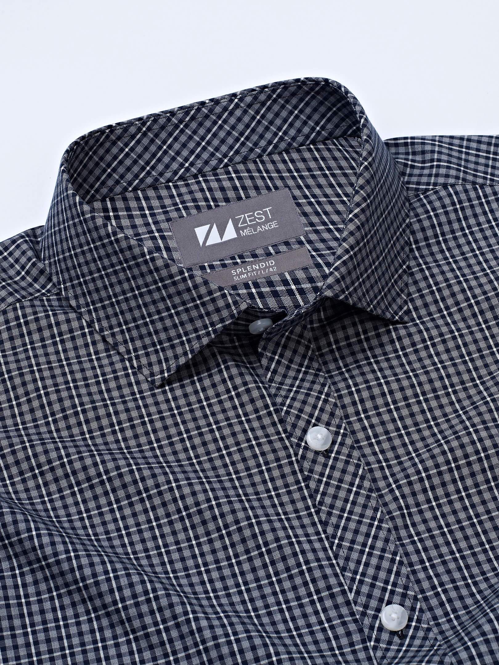 Yarn Dyed Checks Shirt - STOMBIL TRADE