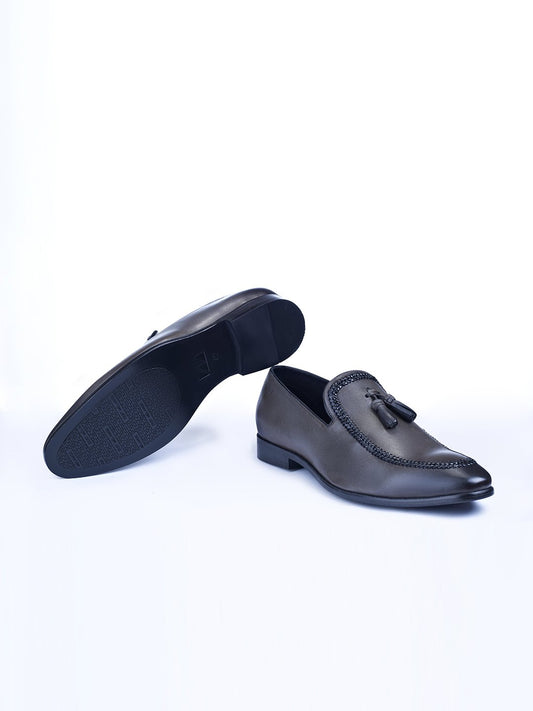 Classic Moccasin With Handmade Weaving Detail - STOMBIL TRADE INDIA PRIVATE LIMITED 
