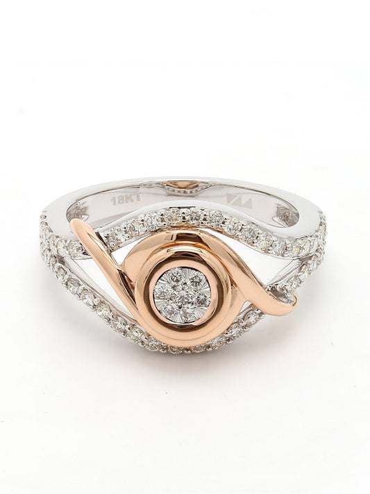 Real Diamond Illussion Cluster Ring - Zest Mélange 