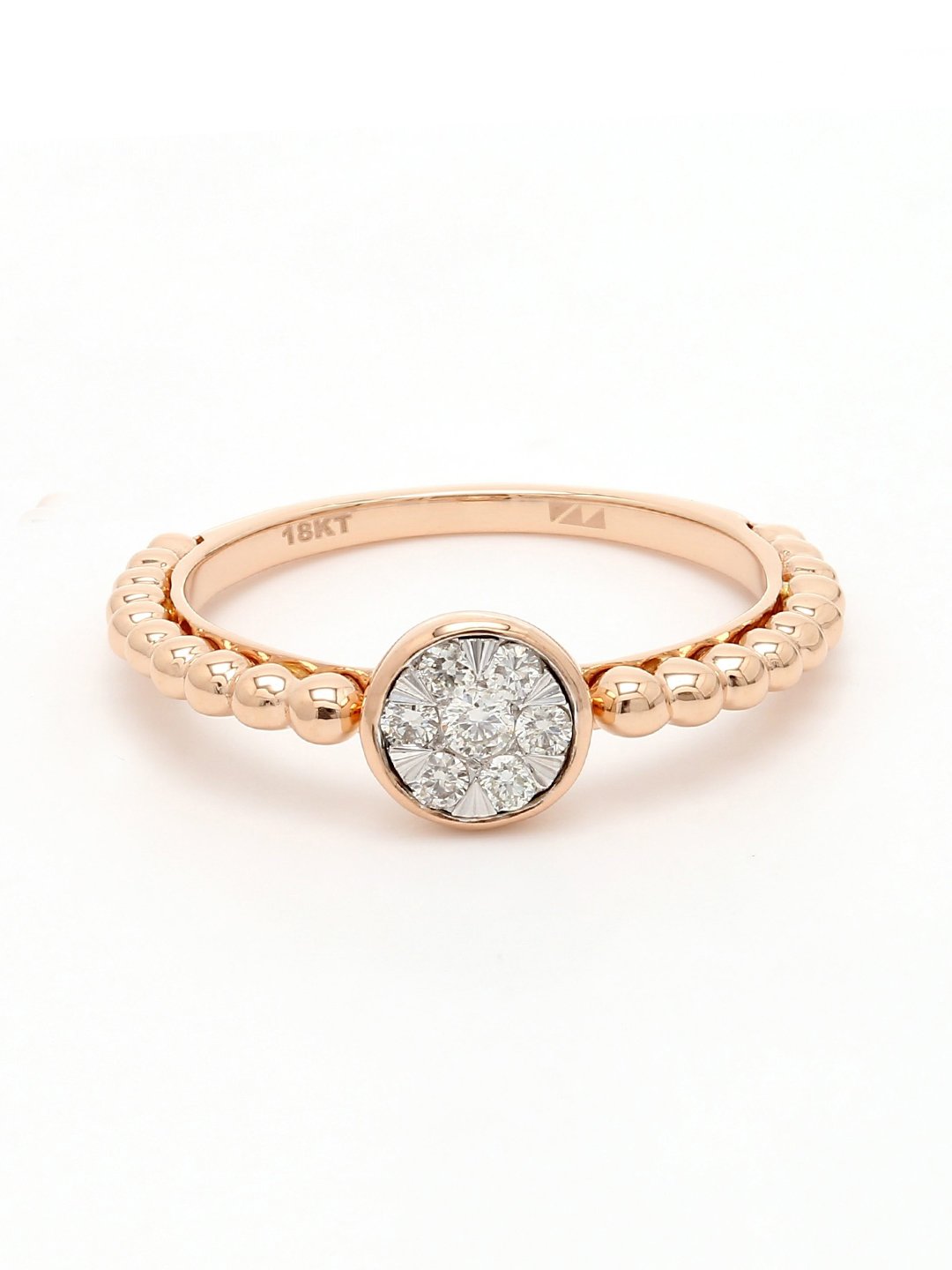 Real Diamond Illussion Cluster Ring - STOMBIL TRADE 