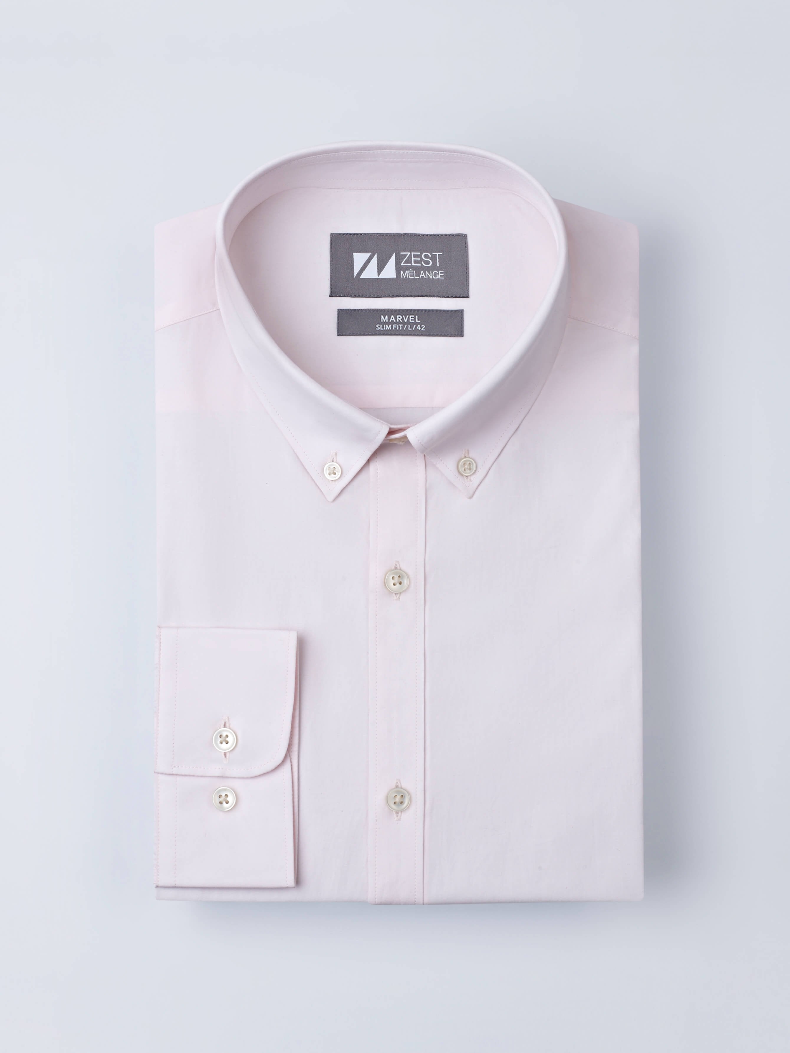 Pink Button Down Collar Shirt - STOMBIL TRADE