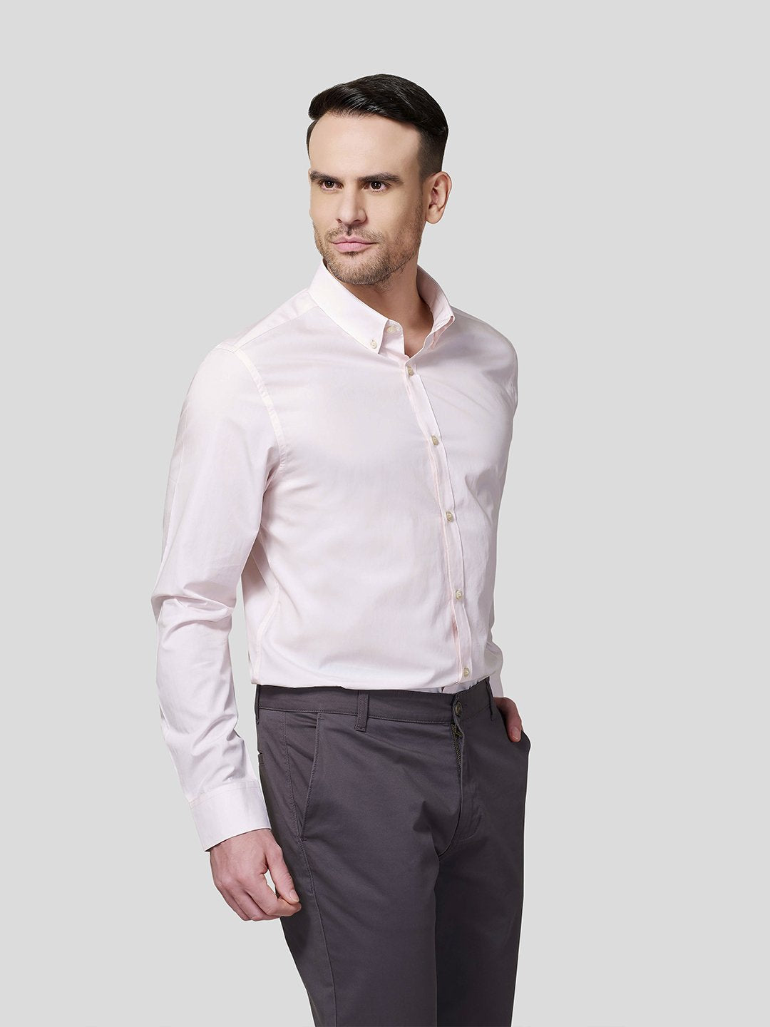 Pink Button Down Collar Shirt - STOMBIL TRADE