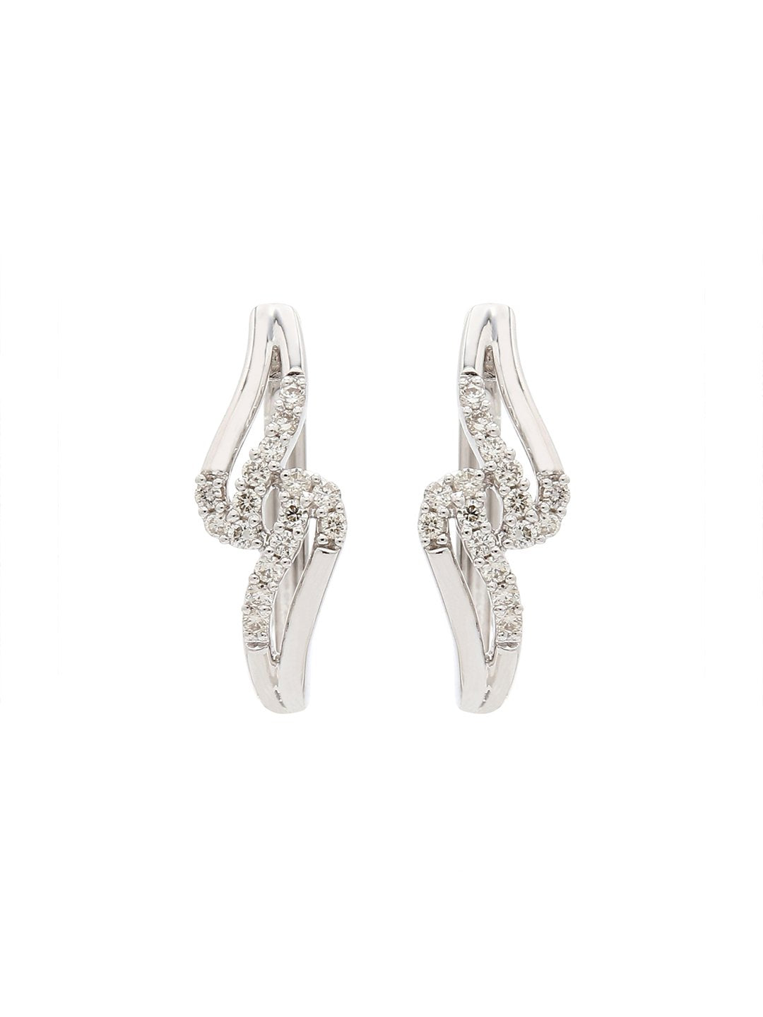 Real Diamond Hoop Earring - STOMBIL TRADE 