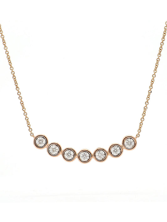Real Diamond Illussion Solitaire Pendant With Diamonds by the yard Chain - STOMBIL TRADE INDIA PRIVATE LIMITED 