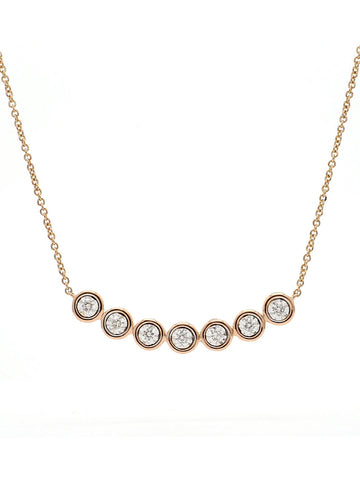 Real Diamond Illussion Solitaire Pendant With Diamonds by the yard Chain - STOMBIL TRADE 