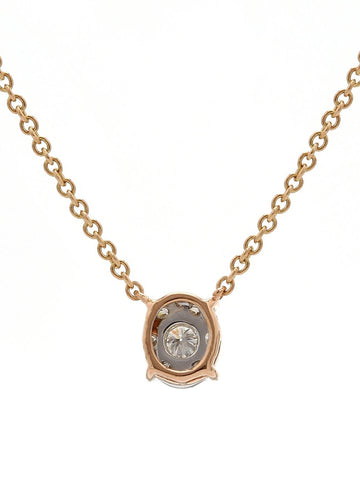 Real Diamond Illussion Cluster Pendant With Diamonds by the yard Chain - STOMBIL TRADE 