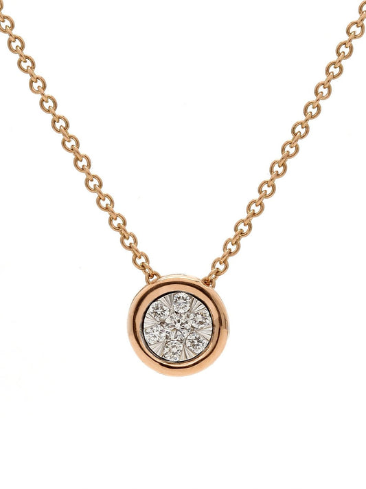 Real Diamond Illussion Solitaire Pendant With Diamonds by the yard Chain - STOMBIL TRADE INDIA PRIVATE LIMITED 