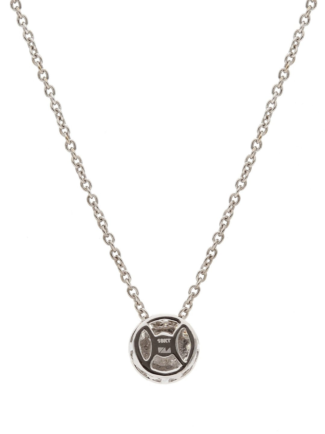 Real Diamond Illussion Cluster Pendant With Chain - STOMBIL TRADE 