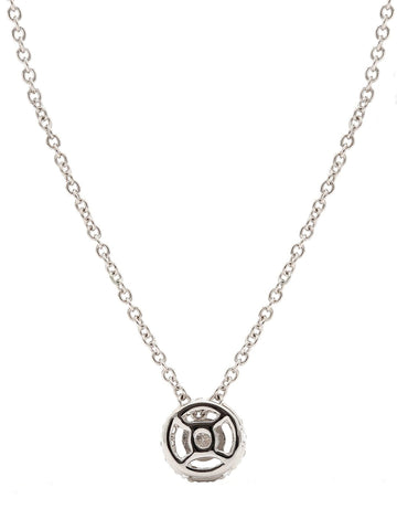 Real Diamond Illussion Solitaire Pendant With Chain - STOMBIL TRADE 