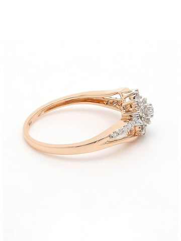 Real Diamond Cluster Ring - STOMBIL TRADE 