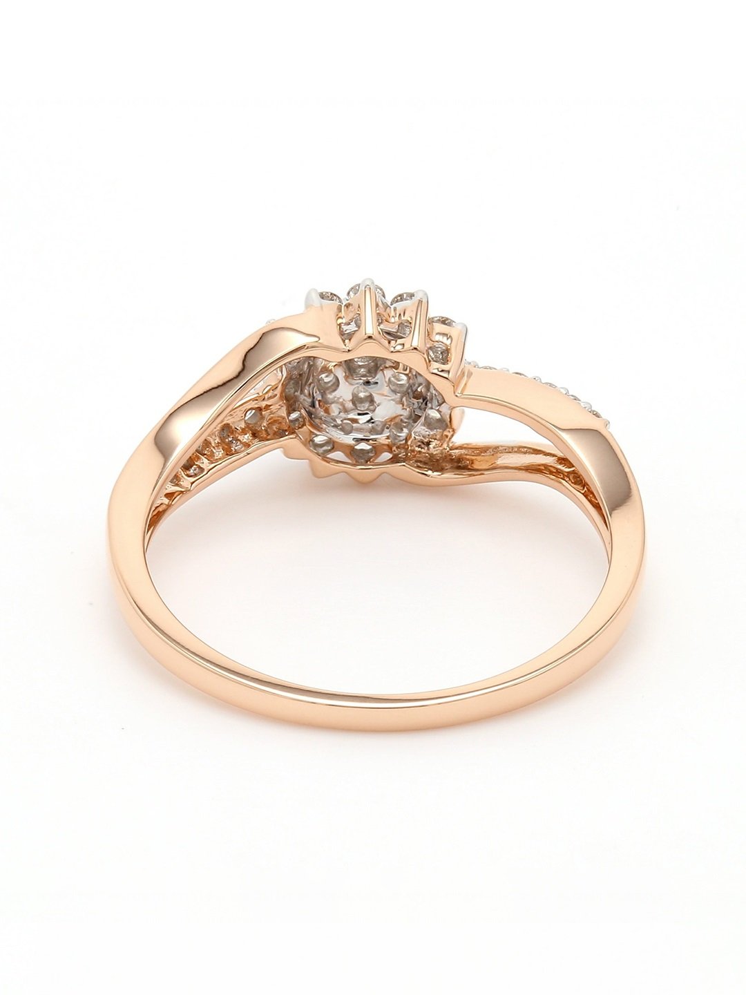 Real Diamond Cluster Ring - STOMBIL TRADE 