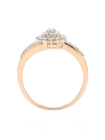 Real Diamond Cluster Ring - STOMBIL TRADE 
