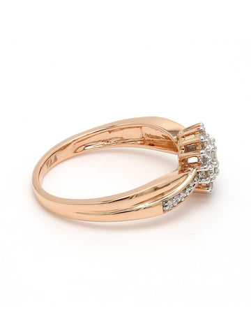Real Diamond Cluster Ring - STOMBIL TRADE 